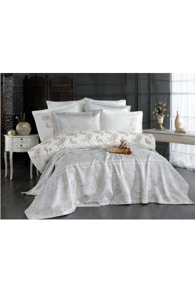 Çapa Home - Çapaev Hüma 9 Parça Gelin Seti Capi-Krem